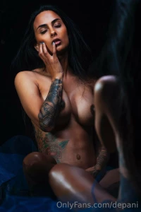 Drinking some wine in my black latex dress and feeling myself in front part 7