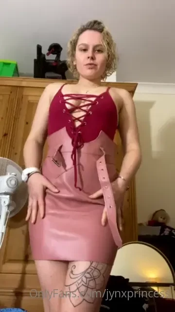 Miniskirt and a leotard strip the best part of your day is watching me 