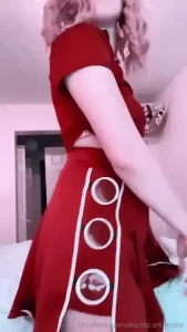 The new sakura cosplay set is out do you wanna imagine the dildo i m
