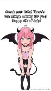 Happy 4th of july there s a couple fun things in your dms also we have