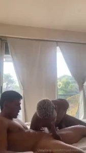 This is how i start the morning my friend sucks my cock very well