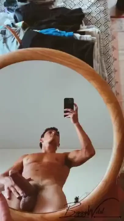 Doing laundry and figured i d show off my dick 