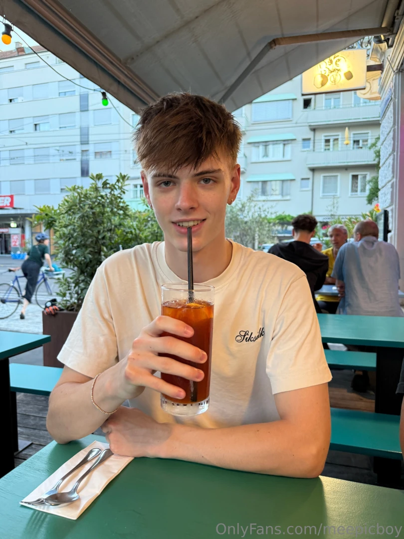 Sipping something sweet just like me want a taste tell me in dms 