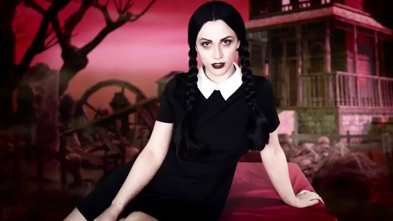 A date with wednesday addams this is one of my favorite vids wednesday 