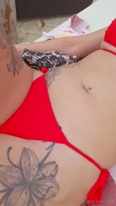 First day at the beach this year can you put some cream on me