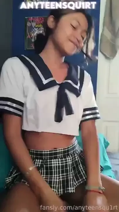 Trying on the uniform 