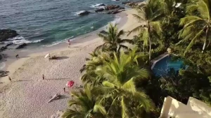 First scene from mexico watch me take a shower in my beautiful villa