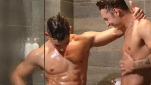 Renogold x fitgav full 8minute explosive duo shower scene drops on the