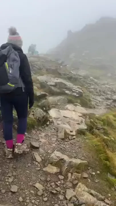 Striding edge in lake district was supposed to be a beautiful 