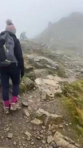 Striding edge in lake district was supposed to be a beautiful