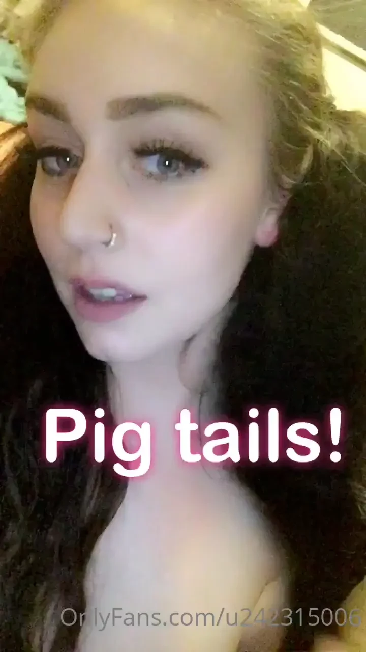 Pigtails and nothing else 