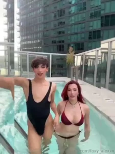 After the pool party i took her to my apartment and we had some part 1