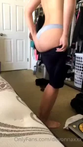 Squeezed my ass in this skirt