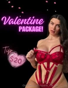 Will you be my valentine tip 20 for the ultimate perfect peach package