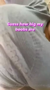 Who can tell me what size my boobs are