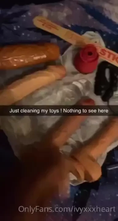 Just cleaning my toys 