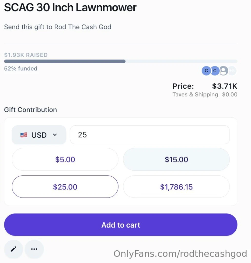 52 percent funded all fggt funded king is going to purchase something 