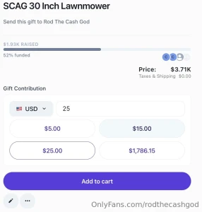 52 percent funded all fggt funded king is going to purchase something