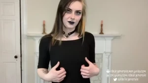 Lil seductive gothic striptease dirty talk video plus here s my voice