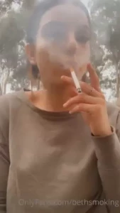 Smoking on my work break with a little chit chat also i sent out a