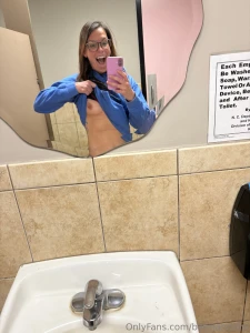 Took this in the bathroom on my road trip and it got me wondering have