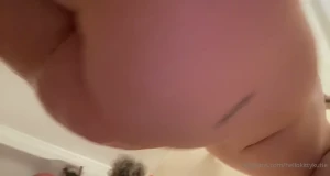 Little tummy is growing boobs getting bigger pussy getting wetter will part 2