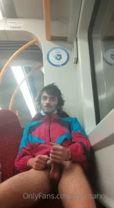 High and horny in the train and this is what happens