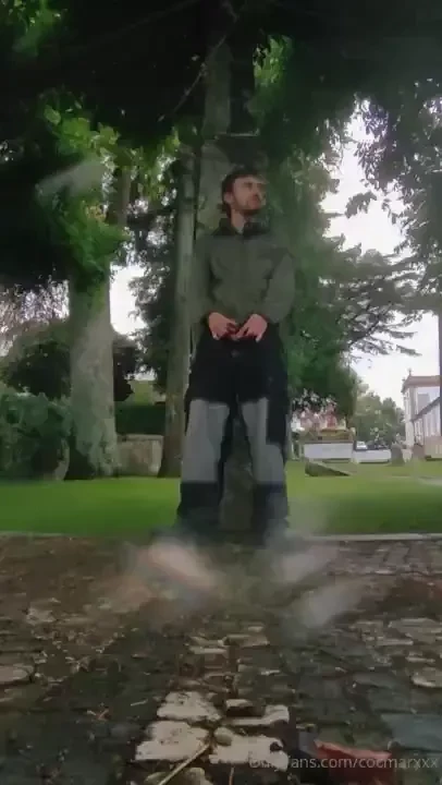 Just having a wank in the middle of the city on my morning walk p 