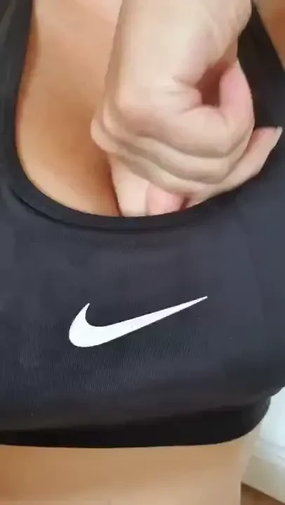 Would you like to rub your dick between my sweaty tits they literally 