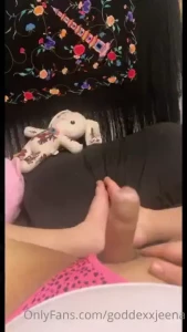 Baby loves to shoot cum