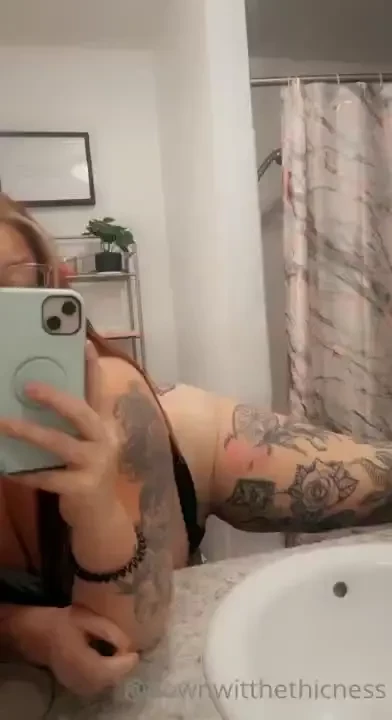 I wish you were bending me over this sink right now and stuffing all 