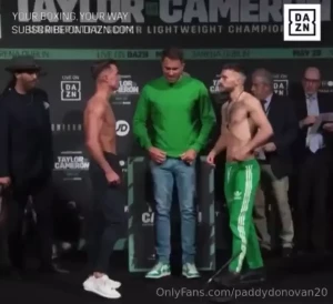 Weigh in done tomorrow we are ready to go