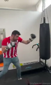 Practicing boxing with javi s balls haha