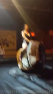 Just a lil bull riding fun how d i do