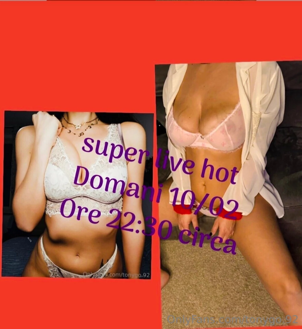 Monello domani ritorno in live hot con la super mercedes_esibix ci sar 