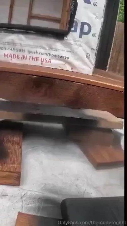 Black satin on the window sills 