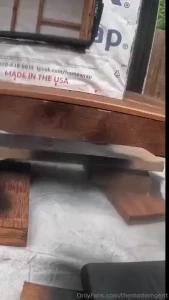 Black satin on the window sills