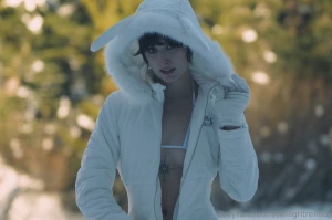 I love playing in the snow do you like my snow suit part 3