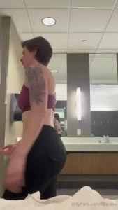 Hourglass loading post sauna sweats