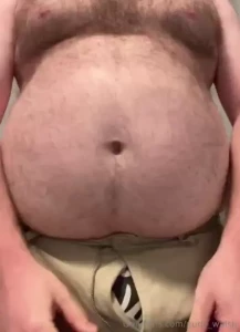 Super stuffed bloated and burpy belly play