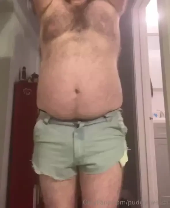 Some exercise struggling and seeing my body move in tinny jean cut 