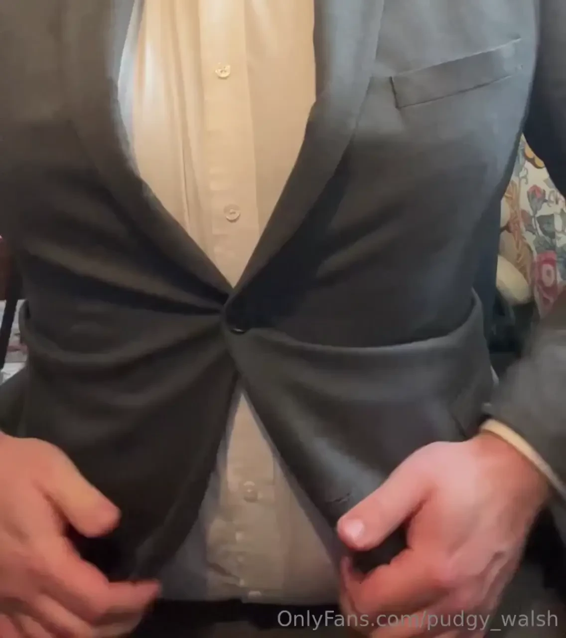 Trying on some dressy clothes 