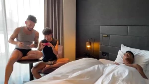 2 2 hiroya who had an erection in the morning while staying at a hotel