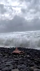Lying out in an april storm naked with the earth