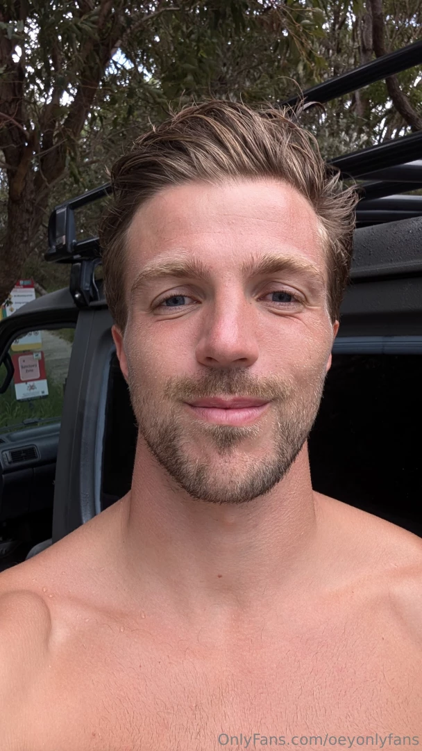 Post shower on the beach 