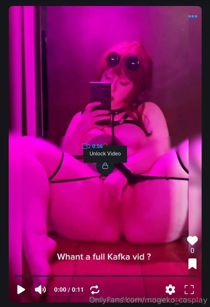 1min kafka alone or free on f nsly at mogeko_cosplay_spicy 