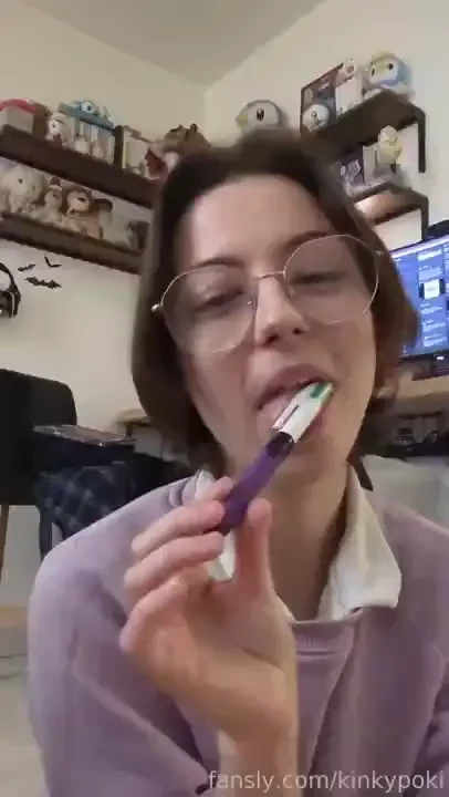 Would you still use your pen if i licked it like this don t ask me why 