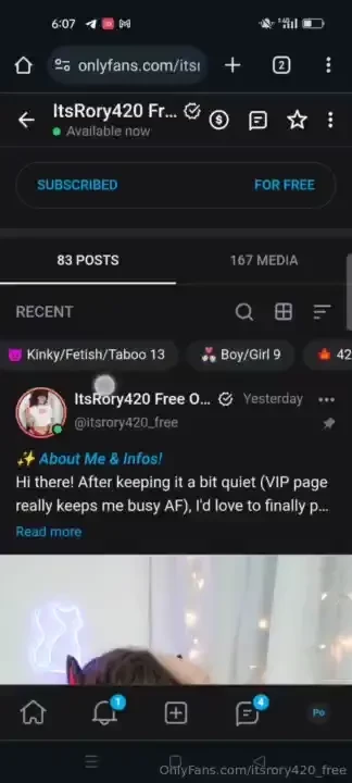 How to easily find and sort my full videos from feed maybe not 