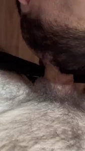 Taking all his dick in my throat