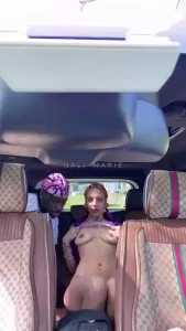 Crazy pussy throbbing sweaty hot car with aqua away after i sucked his